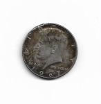 half dollar Kennedy 1967 srebro 11,55 grama