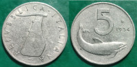 Italy 5 lire, 1954 ***/