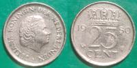 Netherlands 25 cents, 1980 /
