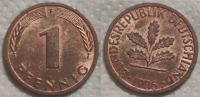 Germany 1 pfennig, 1986 "F" - Stuttgart ***/