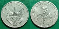 Rwanda 1 franc, 1985 UNC ***/