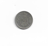 Španjolska 5 pesetas 1975 u zvjezdici 80