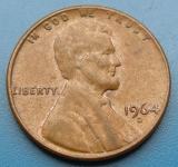 UNITED STATES 1 cent 1964D
