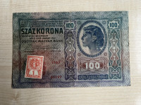 100 KRUNA 1912 - Čehoslovačka nostrifikacijska marka