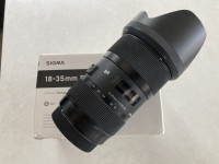 Sigma 18-35mm F1.8 DC Art Canon mount