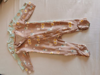 Pidžama za bebe na zip vel 68-74