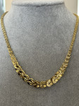 Zlatna ogrlica 14kt zlato 13g težine.
