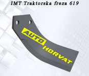 Nož za traktorsku frezu IMT 619 -  NOVO !
