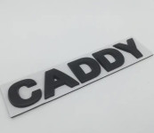 Caddy oznaka crna mat