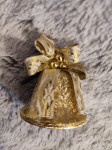 Božićni ukrasi - zvončić, zlatno