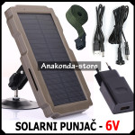 6V Solarni Panel Punjač Akumulator za Lovačka Kamera HC801 Baterija