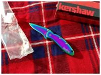 Kershaw 1600VIB Ken Onion Rainbow Chive Pocket Knife
