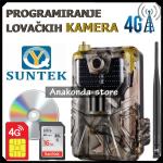 PROGRAMIRANJE Lovačka Kamera Slanje na Mobitel SunTek za Lov HC801G