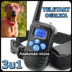 Teletakt Ogrlica Uređaj za Dresuru Odgoj Trening Psa i Protiv Lajanja