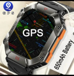 "SPORTS GPS WATCH" MIL-STD810H,Military Smartwatch, 2.0 full touch HD,
