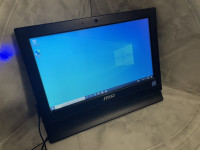 Kompjuter 2u1 MSI PRO 16T-touch screen,ispravno,Windowsi 10,4gb ram