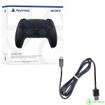 PS5 DualSense Wirel Controller crni + kabel Sony,novo u trgovini,račun