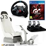Playseat Evolution White+Volan Logitech G29+GT Sport,novo,račun