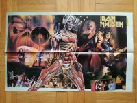 Iron Maiden / Michael Monroe, dvostrani poster Ćao magazina
