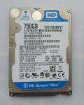 HDD Westerndigital 750gb 2.5" WD7500BPVT, jamstvo