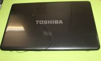 Toshiba L675d LCD Back Cover 17.3 Gray Antenna Cables K000099550
