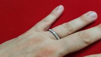 Prsten sa cirkonima od nehrđajućeg čelika (STAINLESS STEEL 18)
