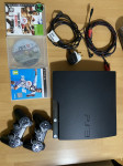 Prodajem rabljeni PlayStation 3, 1 konzola, 2 joystic, 3 igrice