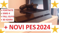 PS4 + 30 Igara Fortnite PES 2024 7x LEGO Sims 4 Minecraft Roblox