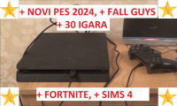 Slim PS4 + 30 Igara Fortnite PES 2024 7x LEGO Sims 4 Minecraft Roblox