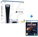 PlayStation 5 Sony Disc Edition + Marvel’s Spiderman Miles,novo,gar 2g