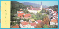 KLANJEC (Krapina - Hrvatsko Zagorje) stara ex Yu turistička brošura