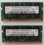 Hynix SODIMM 2x1GB 2Rx8 PC2-5300S 667MHz