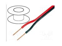 [C102-1.0] Tasker Zvučnički kabel crveno-crni 2x1,0mm 18,80 Ohm/km