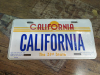 USA registarska tablica CALIFORNIA