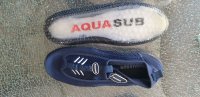 Tamno plave podvodne cipele (sandale) Aquasub br. 44
