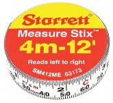 Samoljepljiva čelična mjerna traka Starrett Measure Stix