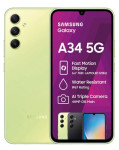 Samsung A34 5G 128gb Dual Lime NOVO Rč+2gGarancija