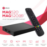 MAG 520 4K IPTV Prijemnik,novo u trgovini,račun,garancija 1 godina