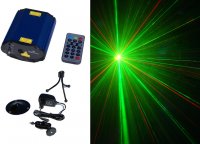 [M800RG] Mini laser, 100mW crvena, 50mW zelena, Multi Grating efekt