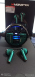 Monster XKT10 Bluetooth slušalice - Bežične Gaming Slušalice, zelene