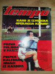Časopis Tempo br.930 1983 g. poster kalendar Nog.rep. Jugoslavija