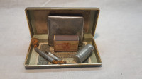 Komplet stare opreme za pušenje iz 1940-tih sa unikatnom kutijom