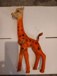 Stara gumena igračka žirafa