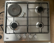 Ugradbena ploča za kuhanje - 3 plin + 1 struja