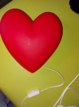 Ikea lampa srce
