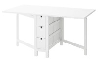 IKEA NORDEN, preklopni stol bijeli 26/89/152x80 cm