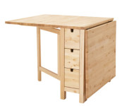 Ikea preklopni stol, breza