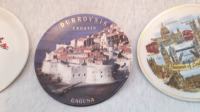 Ukrasni porculanski tanjur Dubrovnik, London, Hrvatska 8 cm