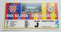 ULAZNICA KVALIFIKACIJE KUP UEFA 2008, HAJDUK - BIRKIRKARA FC
