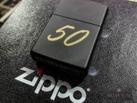 Zippo original mat crni sa gravurom •IDEALAN POKLON ZA 50-i ROĐENDAN